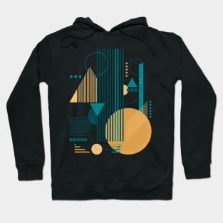 Abstract pattern modern geometric Earth Hoodie